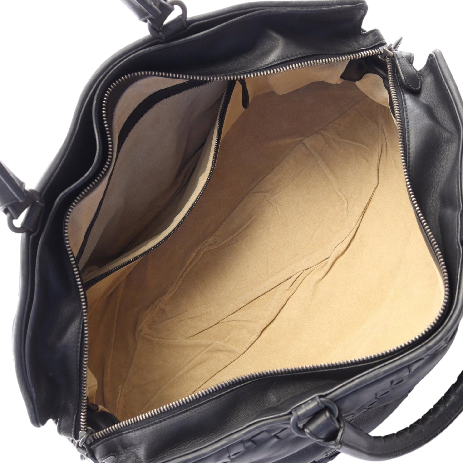 Bottega Veneta Intrecciato Trimmed Satchel