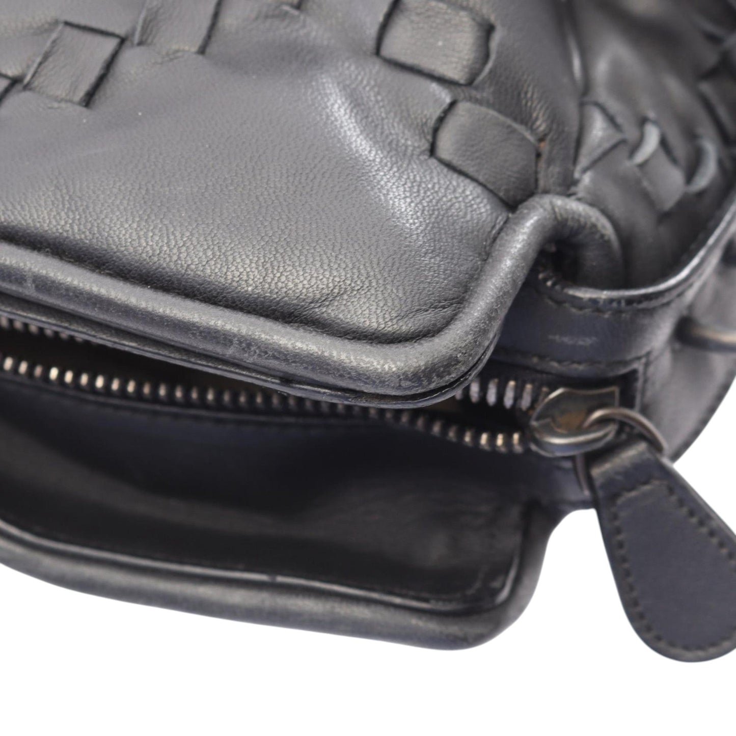 Bottega Veneta Intrecciato Trimmed Satchel