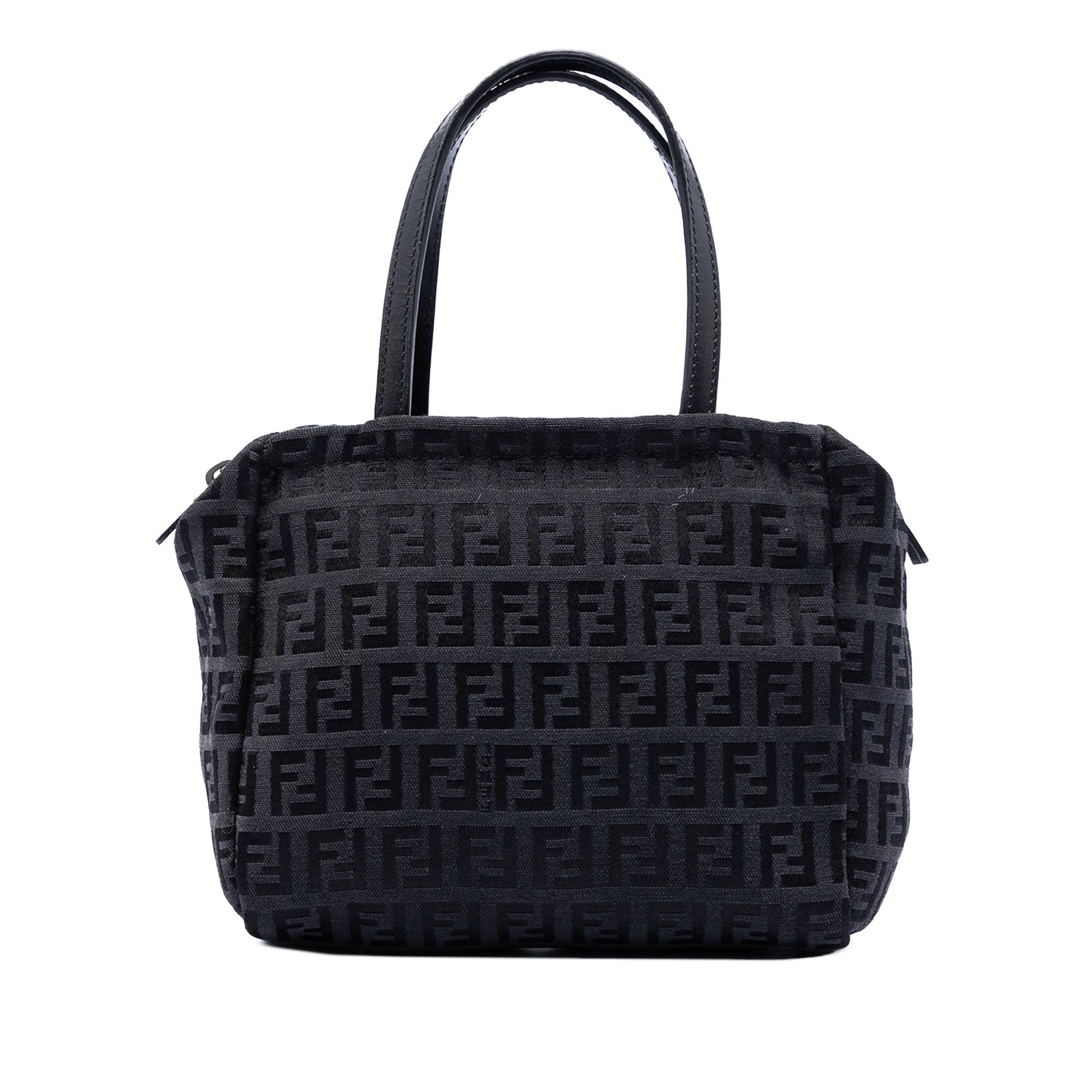 Fendi Zucchino Canvas Handbag