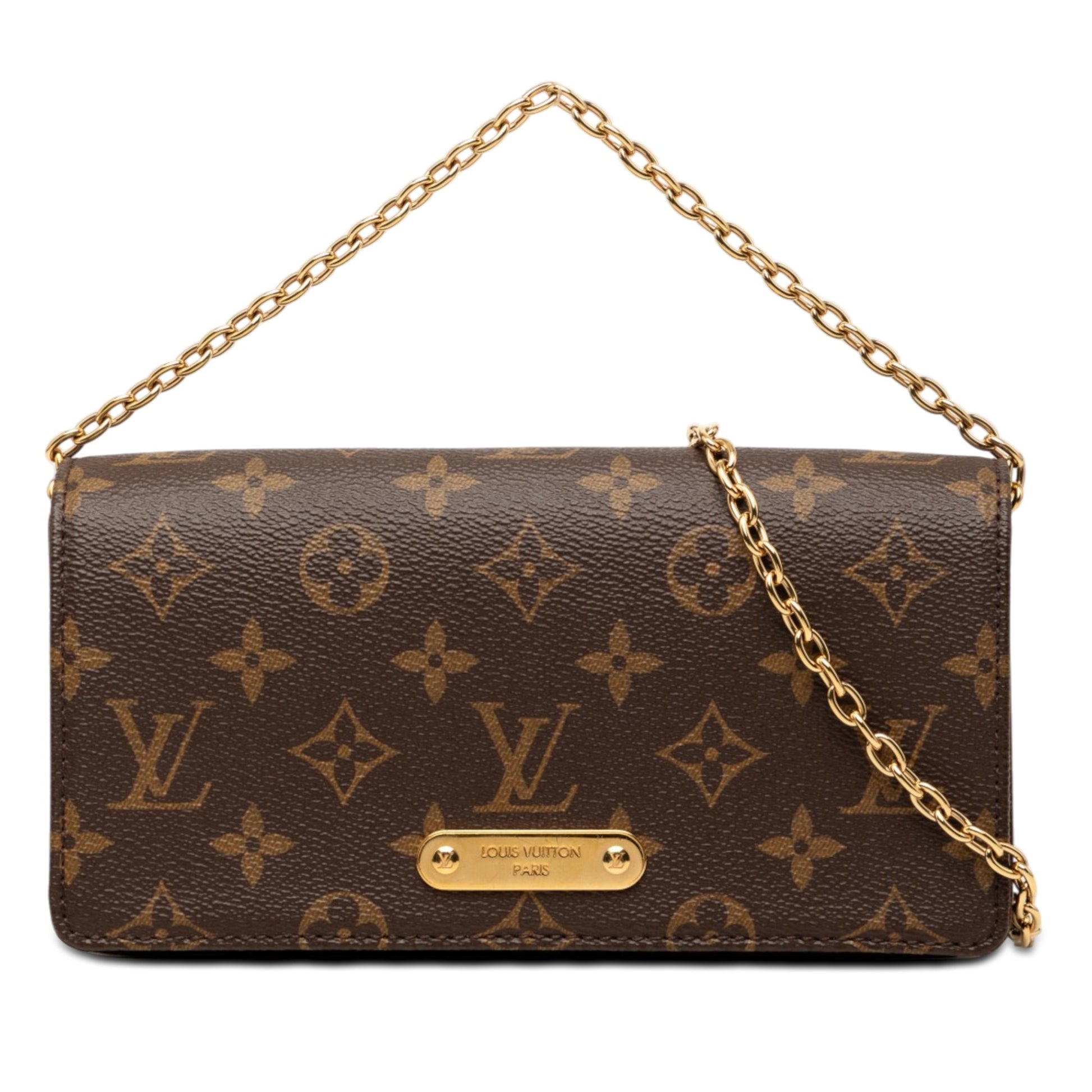 Louis Vuitton Monogram Lily Wallet On Chain