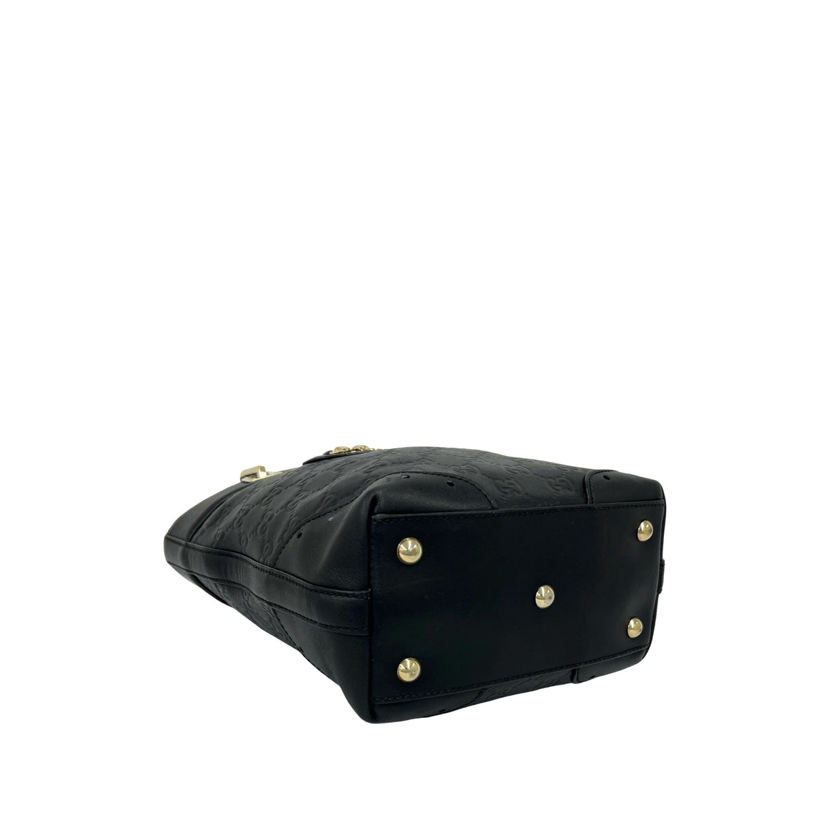 Gucci Guccissima Punch Tote — Black