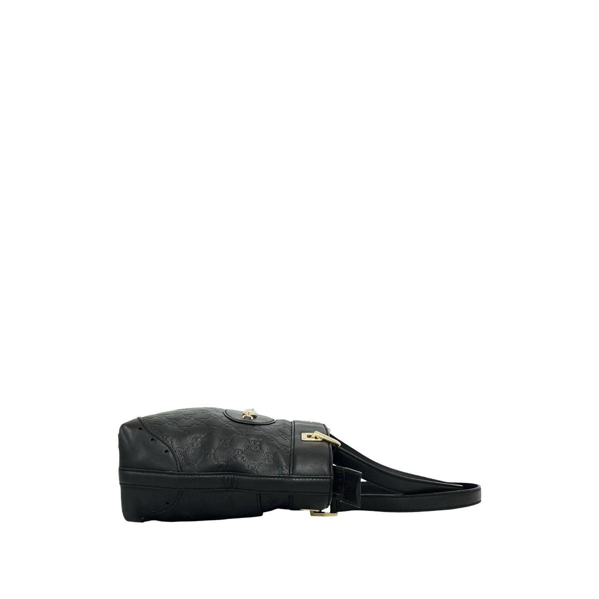 Gucci Guccissima Punch Tote — Black