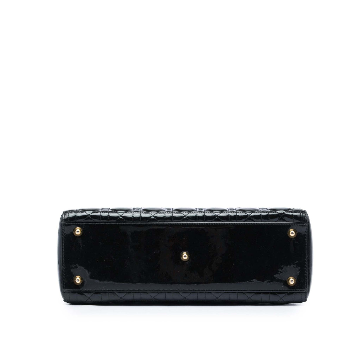 Dior Large Patent Cannage Lady Dior