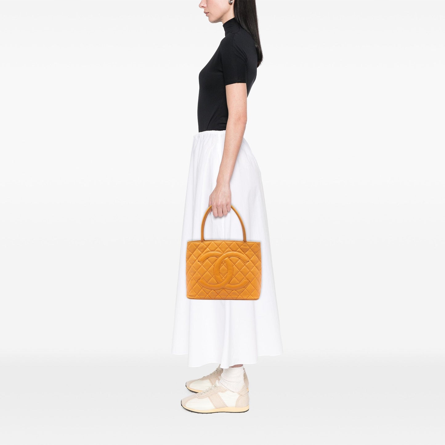 Chanel Caviar Medallion Tote