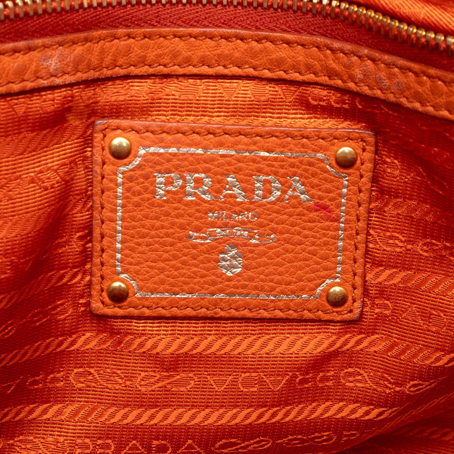 Prada Vitello Daino Open Convertible Tote
