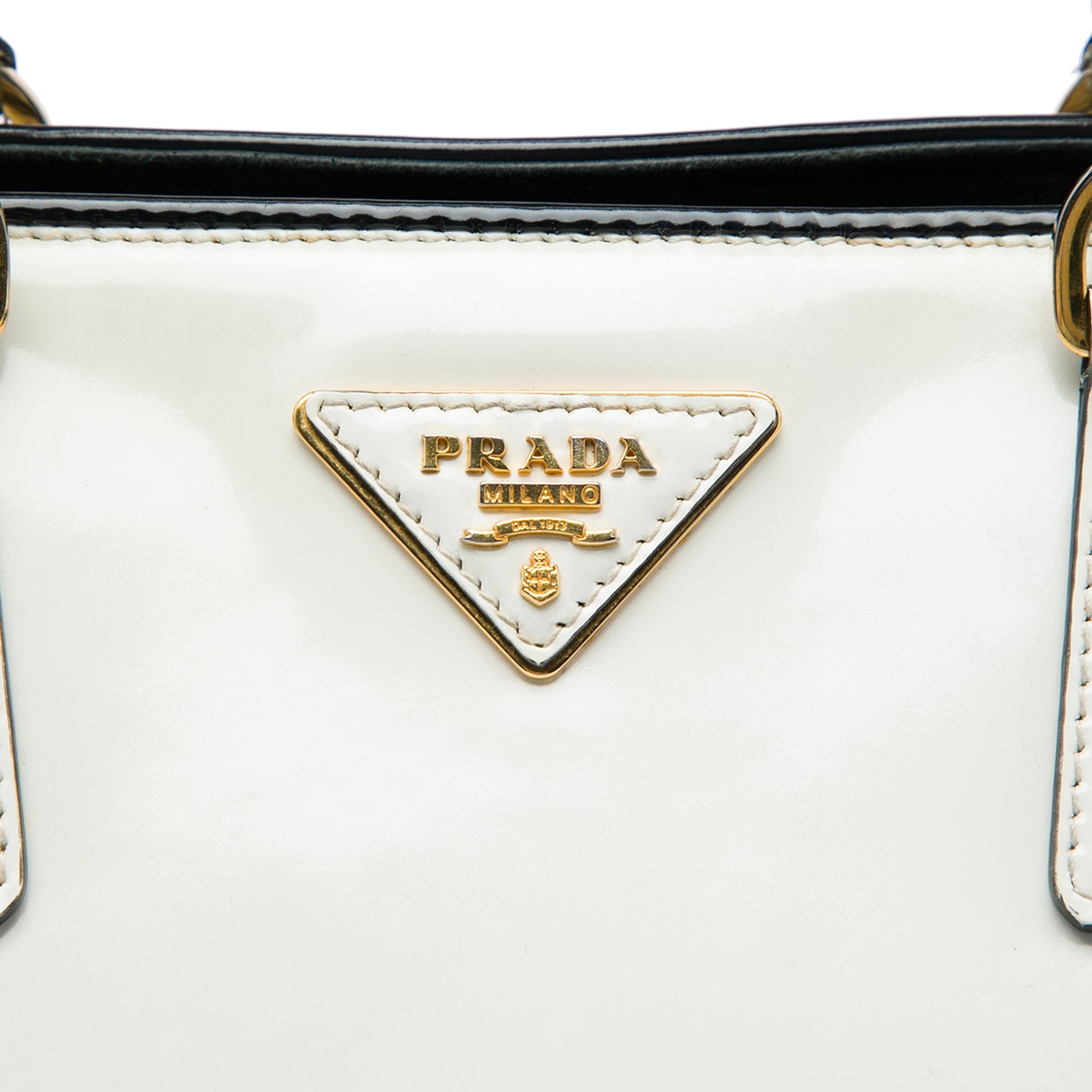 Prada Medium Spazzolato Leather Open Promenade Satchel