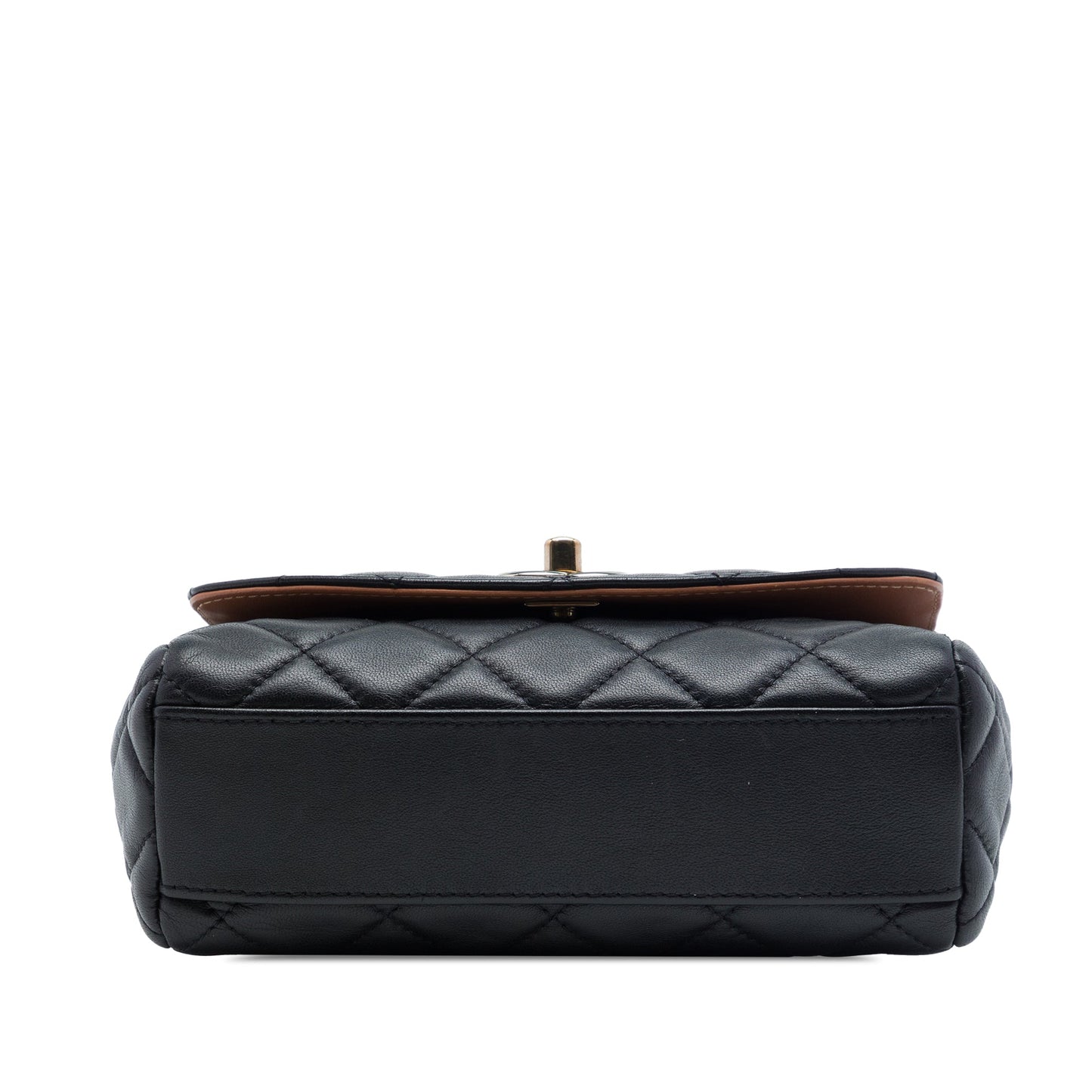 Chanel Small Quilted Lambskin Cocovado Ribbon Chain Flap