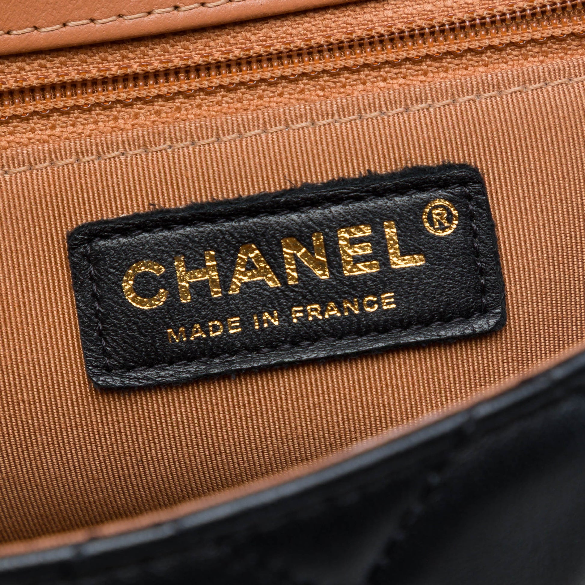Chanel Small Quilted Lambskin Cocovado Ribbon Chain Flap