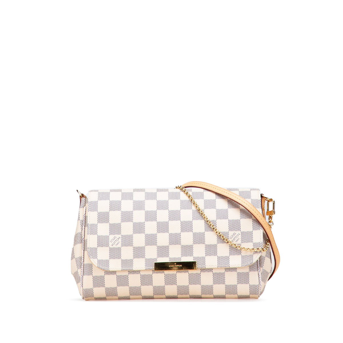 Louis Vuitton Damier Azur Favorite MM — White