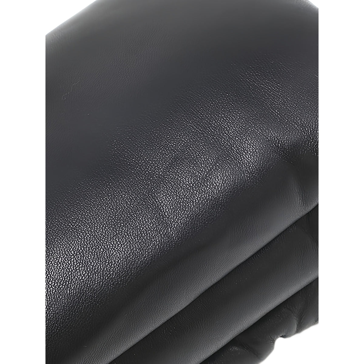 LOEWE Mini Shiny Lambskin Goya Puffer Bag — Black