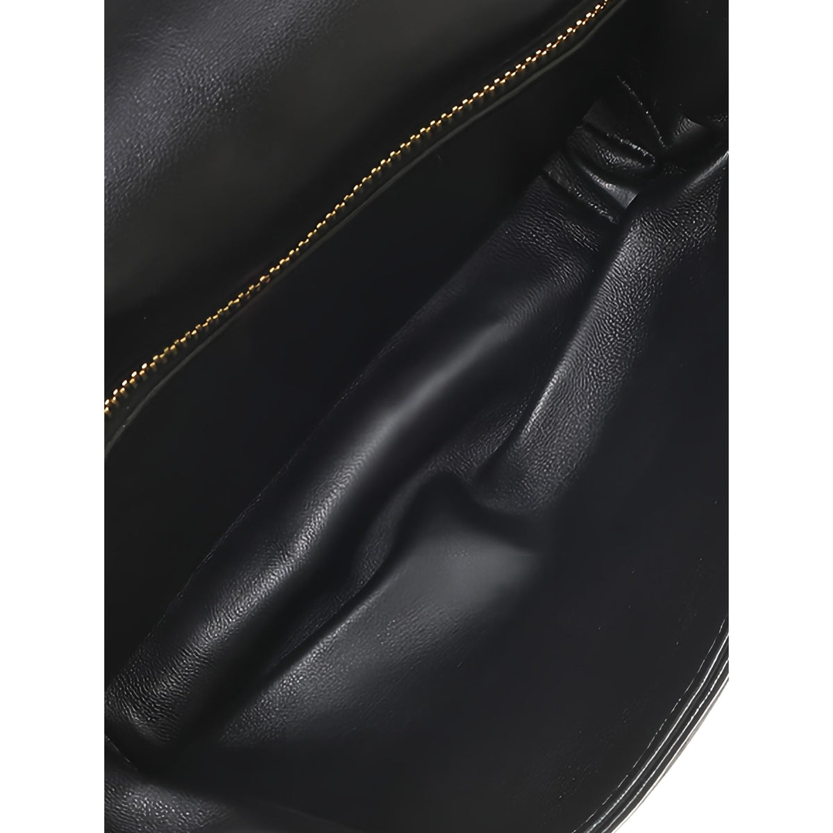 LOEWE Mini Shiny Lambskin Goya Puffer Bag — Black