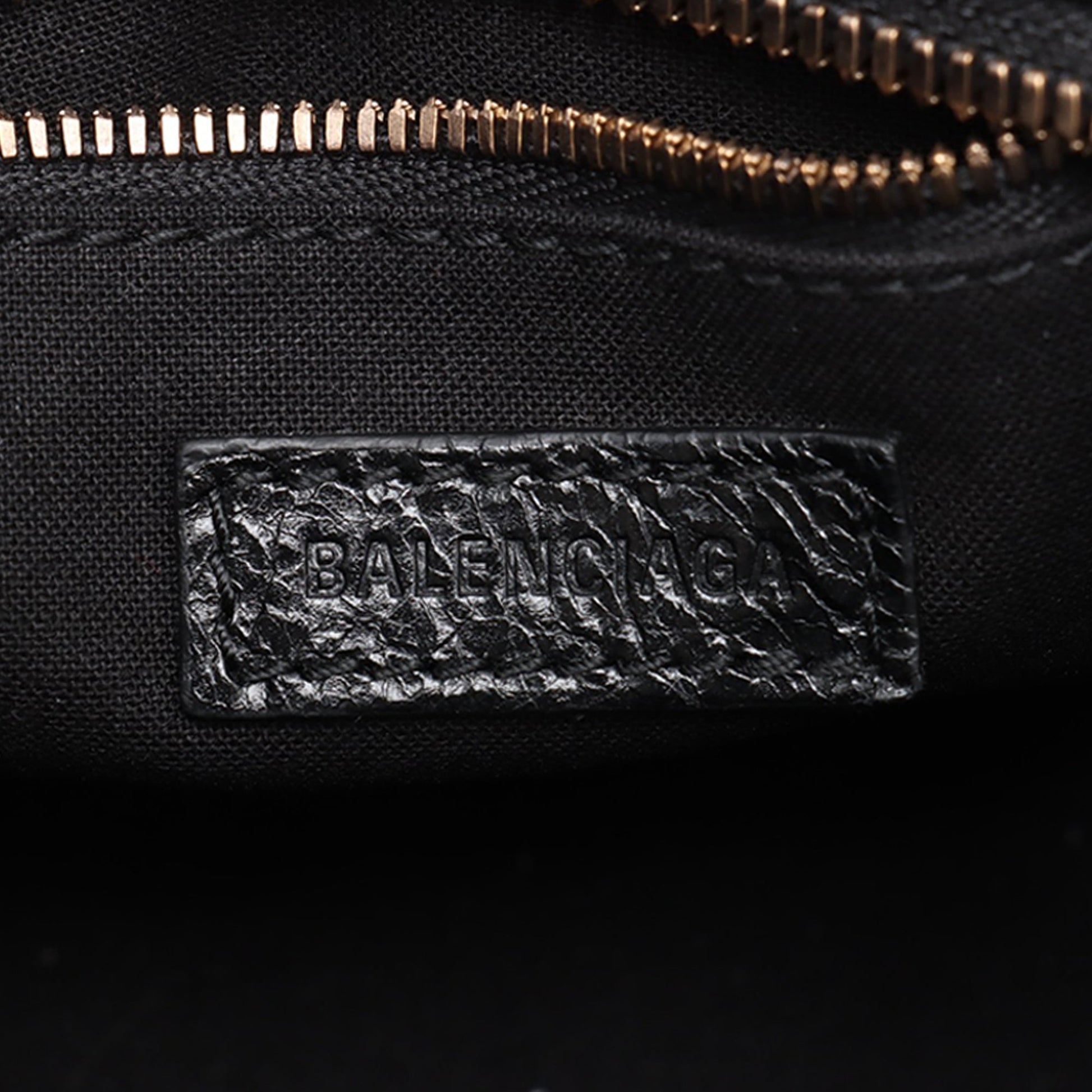 Balenciaga Mini Lambskin Embellished Motocross Neo Classic City Satchel