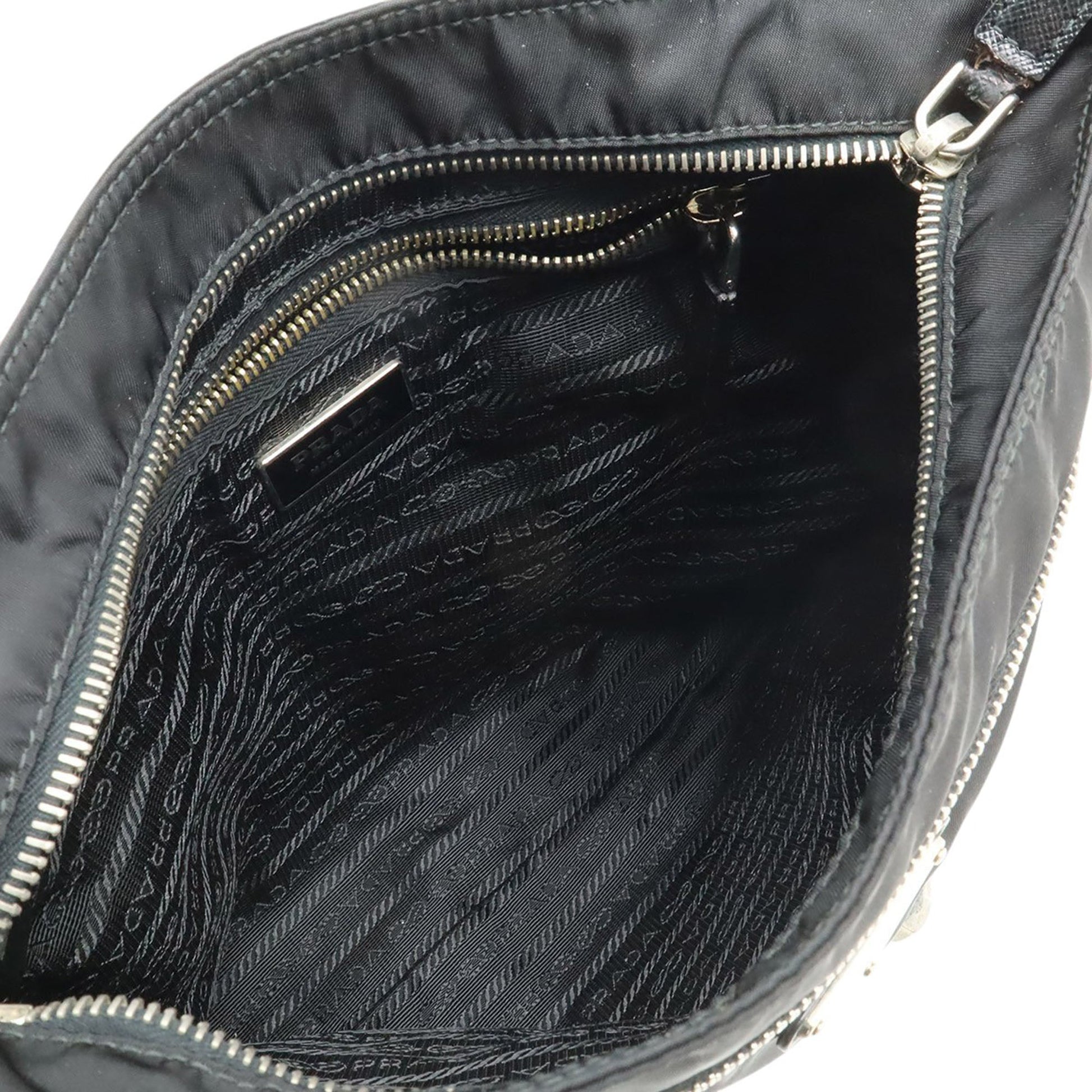 Prada Tessuto Skull Crossbody