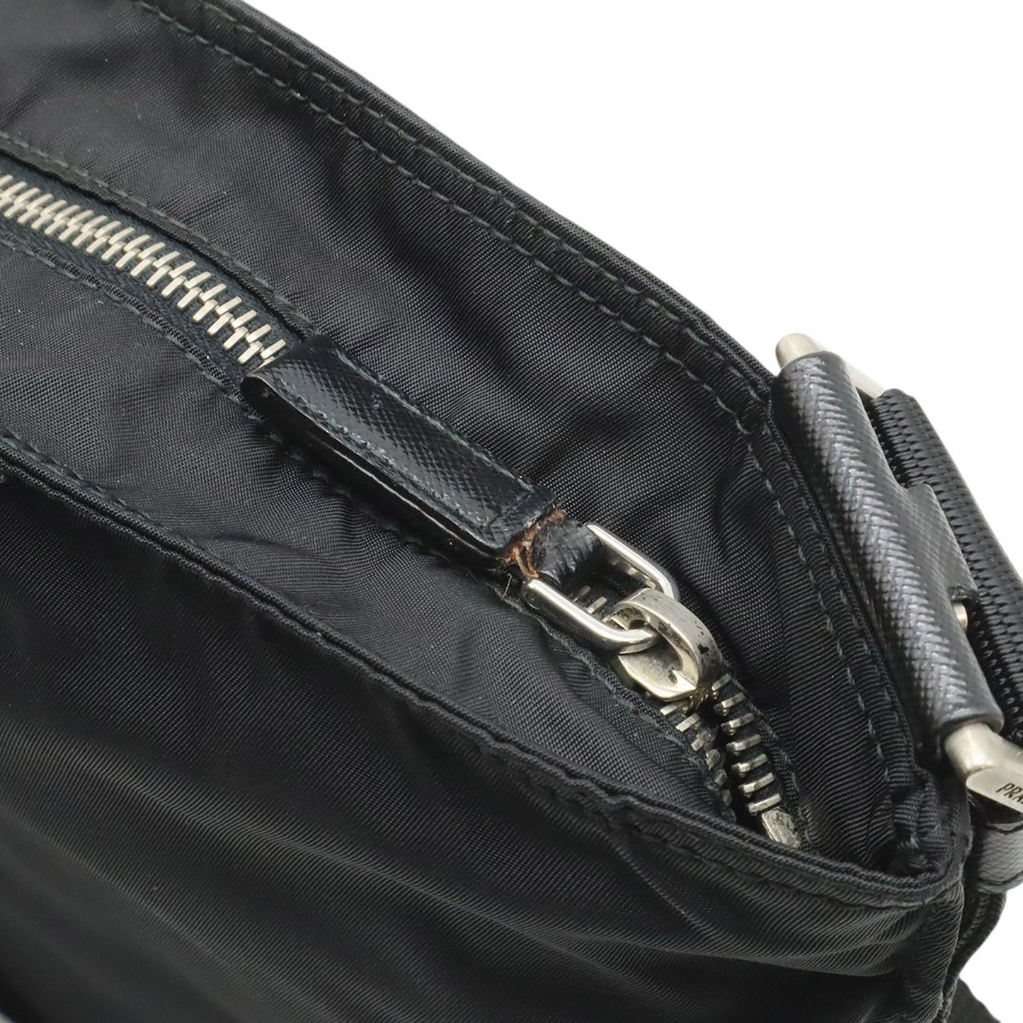 Prada Tessuto Skull Crossbody
