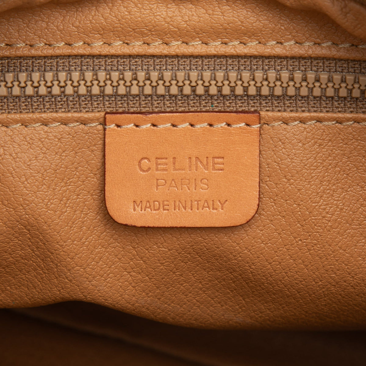 Celine Macadam Coated Canvas Clutch