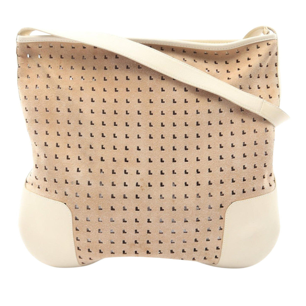 LOEWE Perforated Suede Crossbody