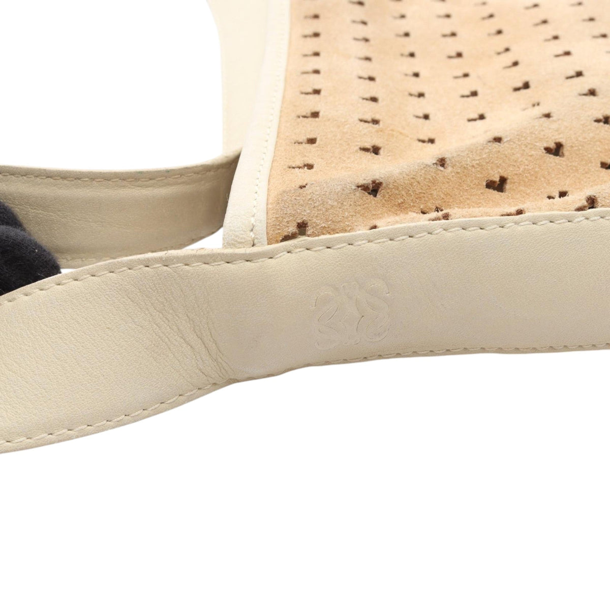 LOEWE Perforated Suede Crossbody