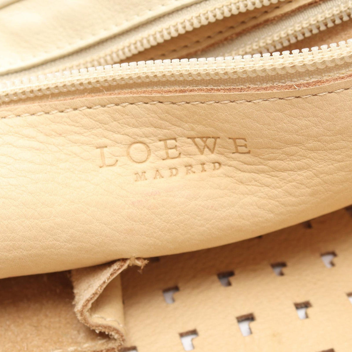 LOEWE Perforated Suede Crossbody