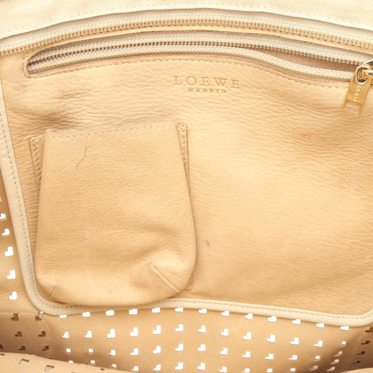 LOEWE Perforated Suede Crossbody