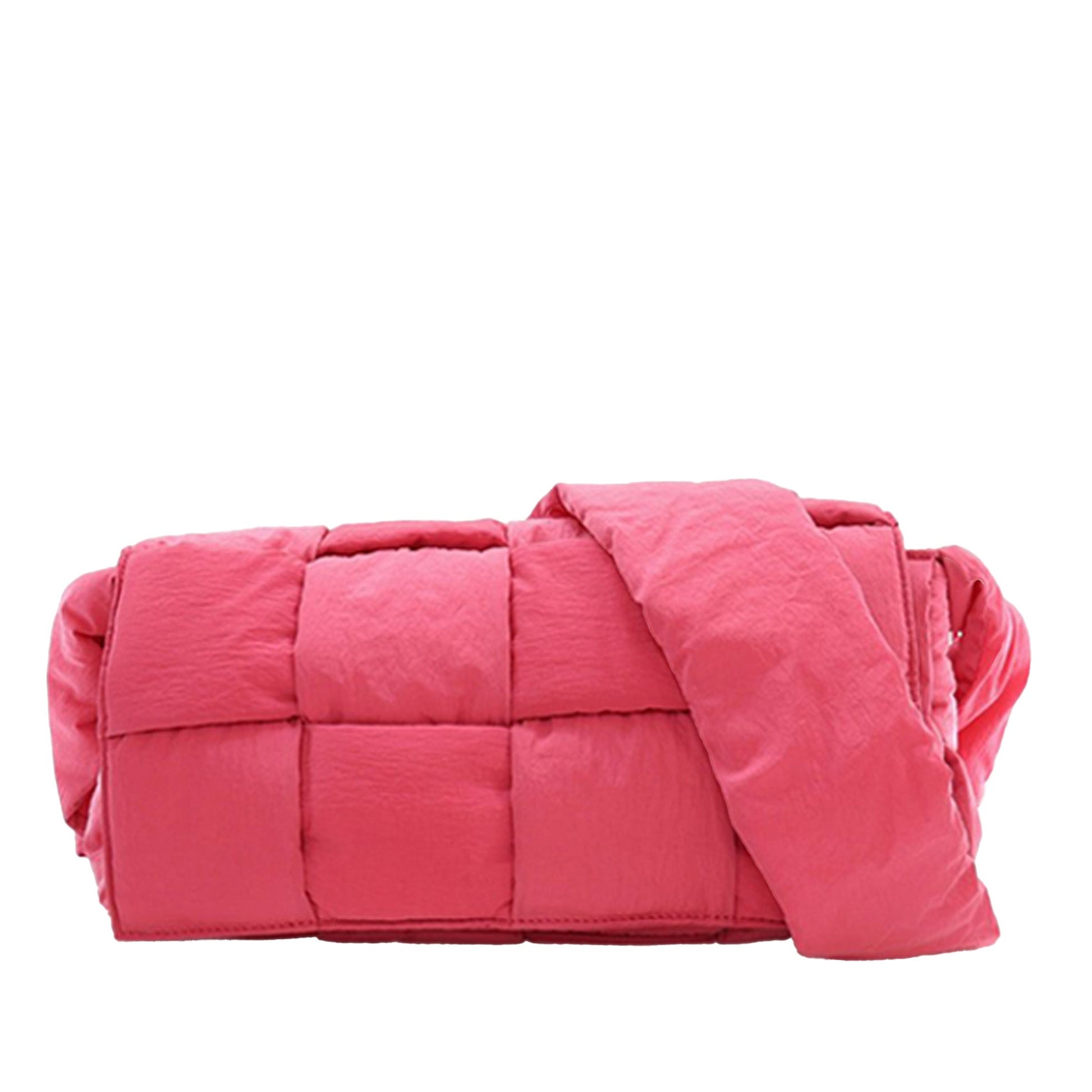 Bottega Veneta Nylon Intrecciato Padded Tech Cassette Crossbody