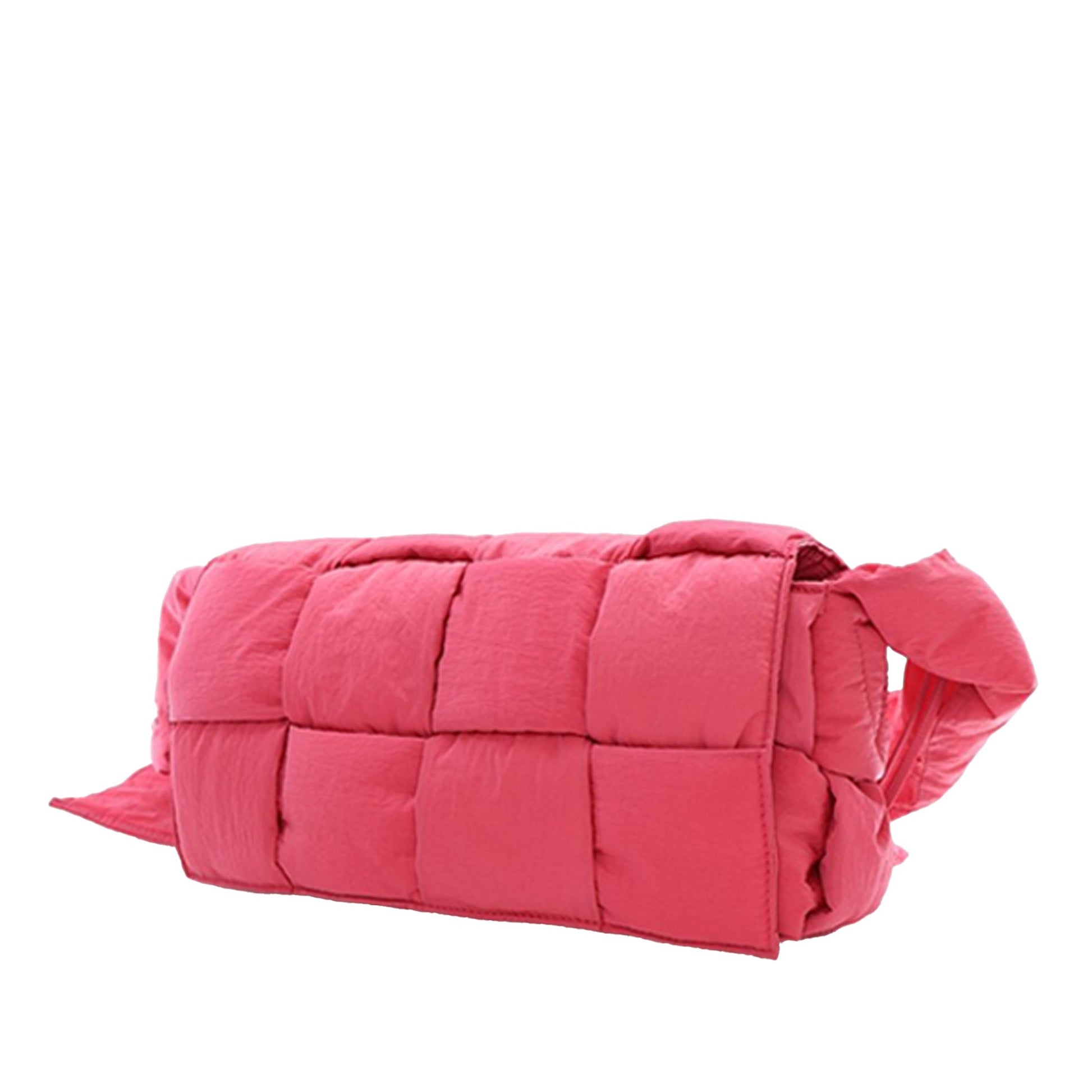 Bottega Veneta Nylon Intrecciato Padded Tech Cassette Crossbody