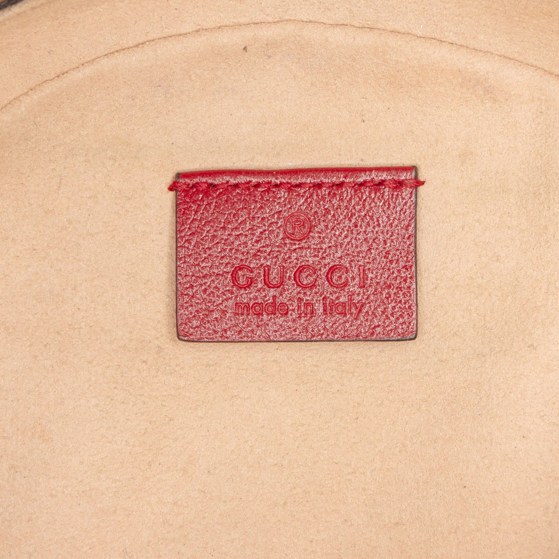Gucci Mini GG Marmont Matelasse Leather Torchon Round Crossbody