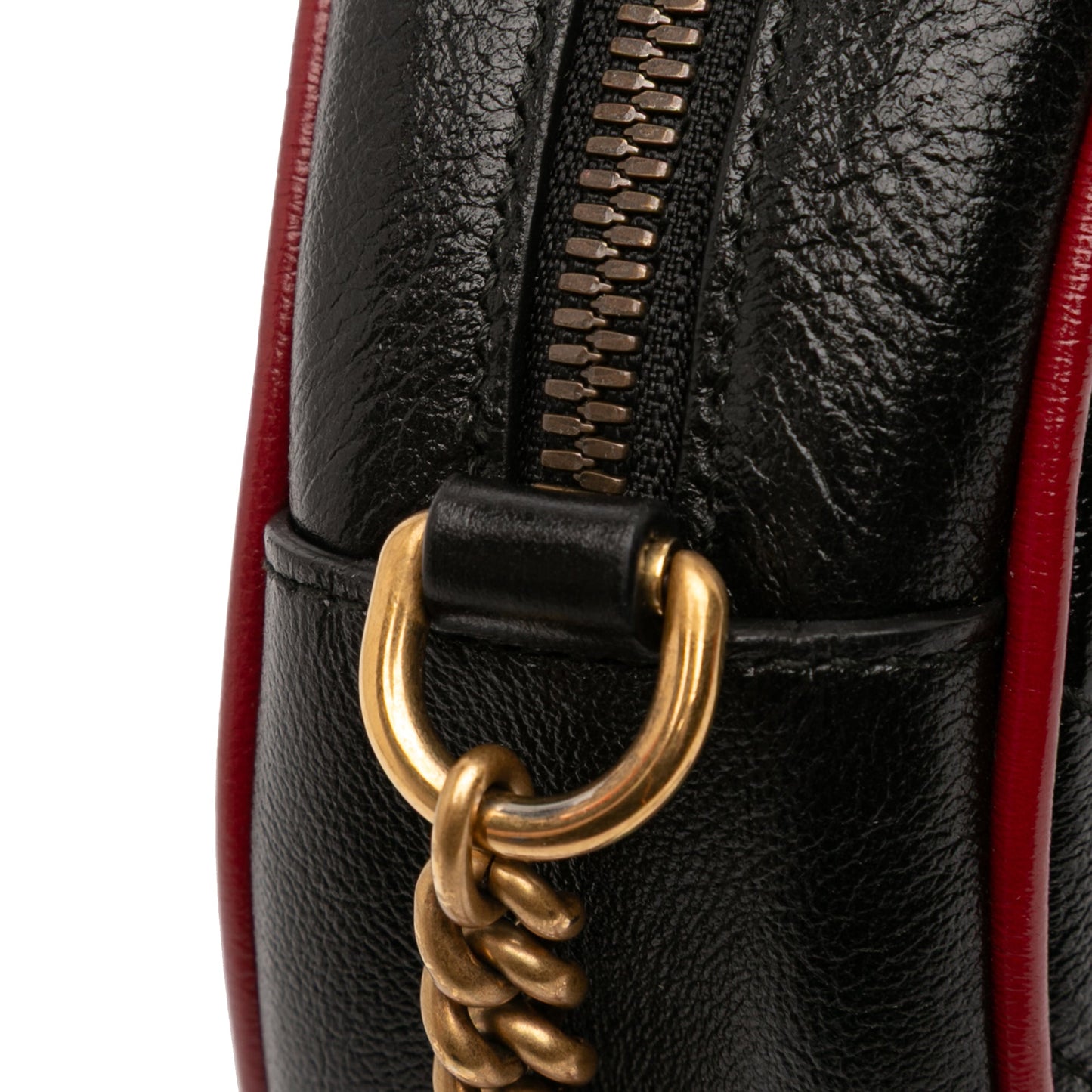 Gucci Mini GG Marmont Matelasse Leather Torchon Round Crossbody