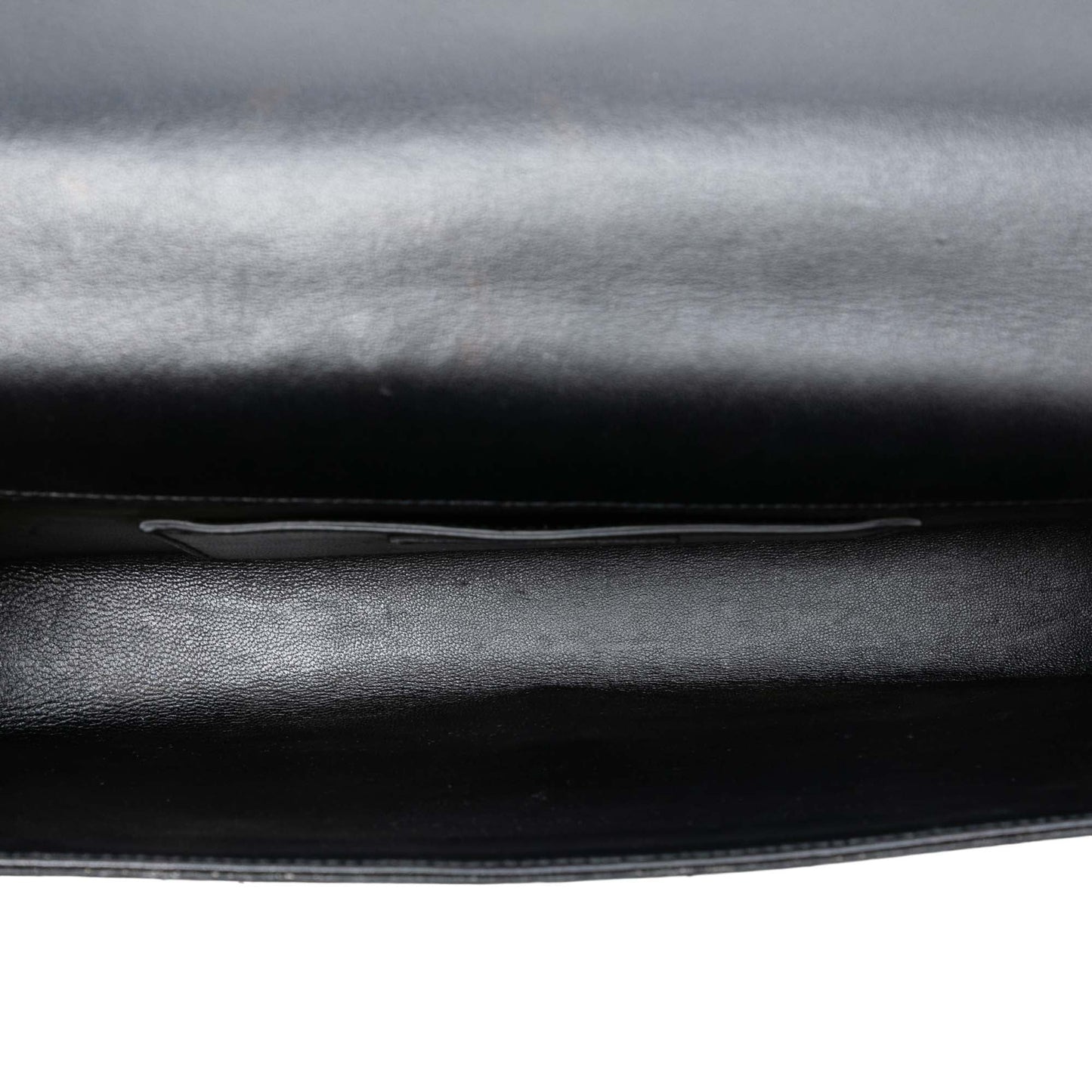 Saint Laurent Suede Monogram Kate Tassel Clutch
