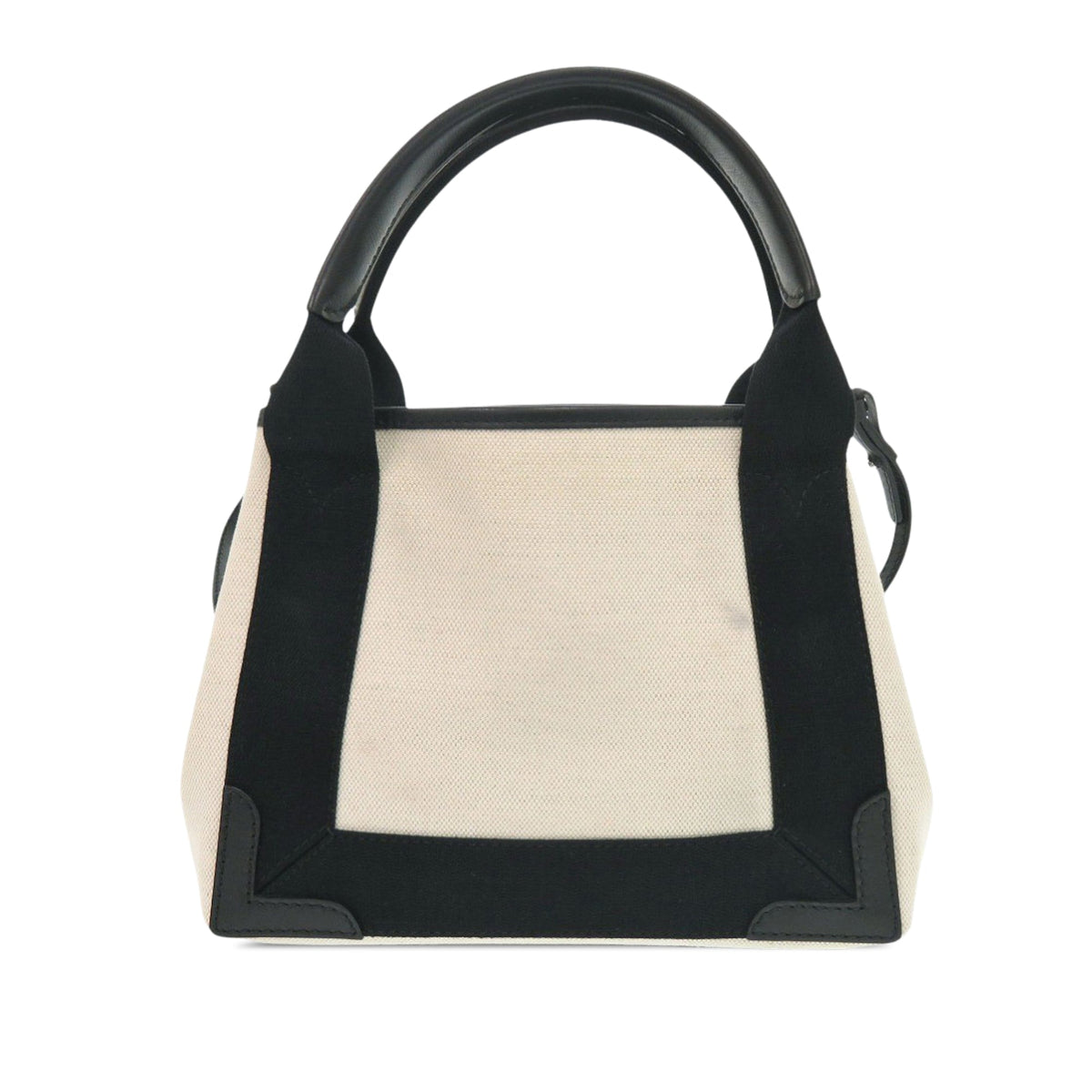Balenciaga Canvas Navy Cabas Satchel XS