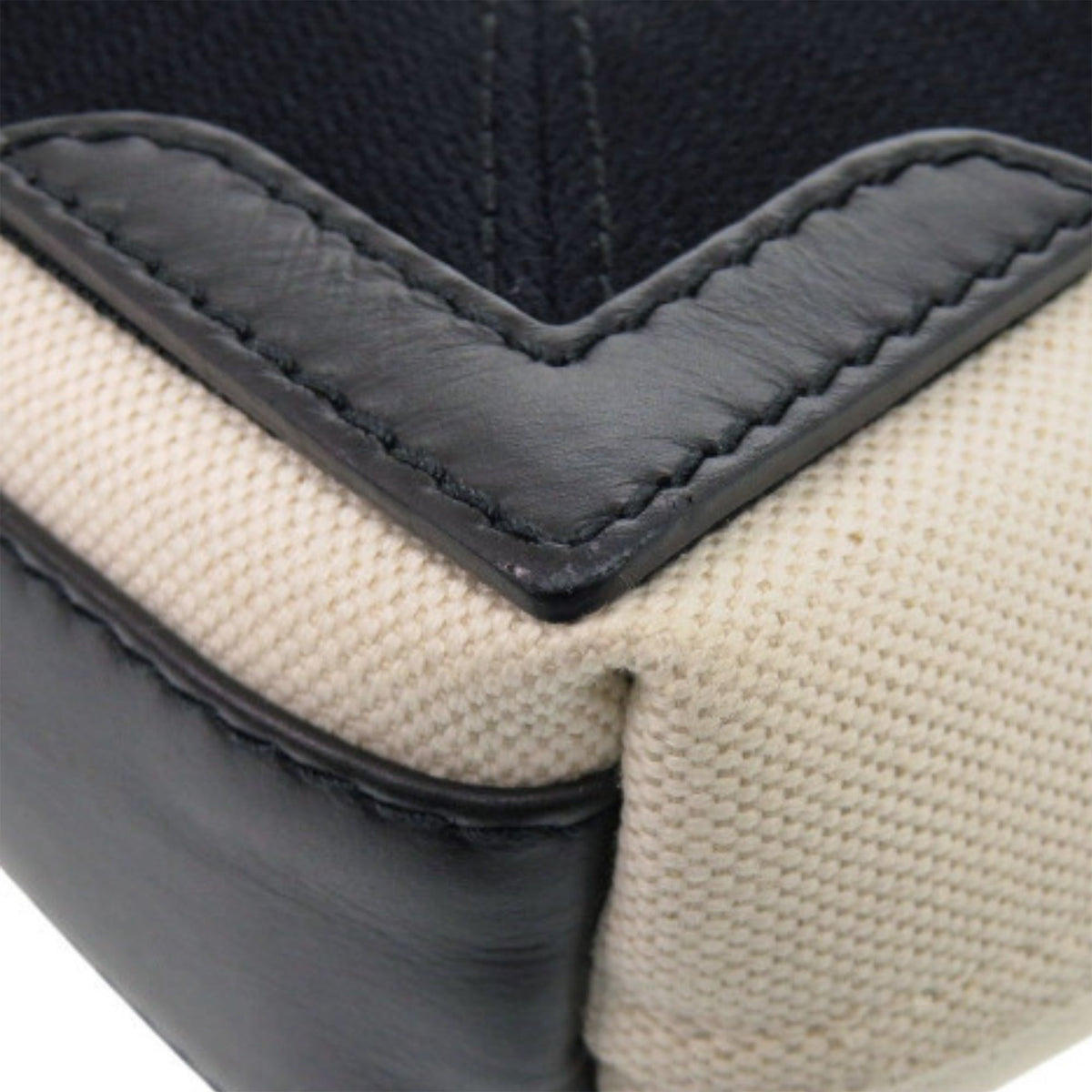 Balenciaga Canvas Navy Cabas Satchel XS