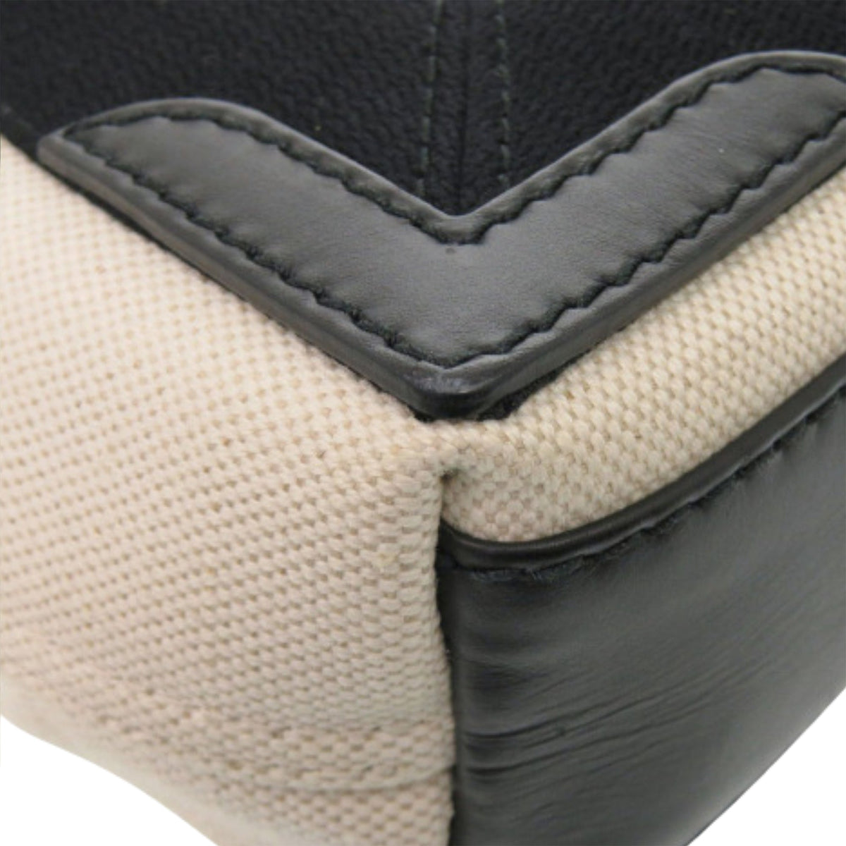Balenciaga Canvas Navy Cabas Satchel XS
