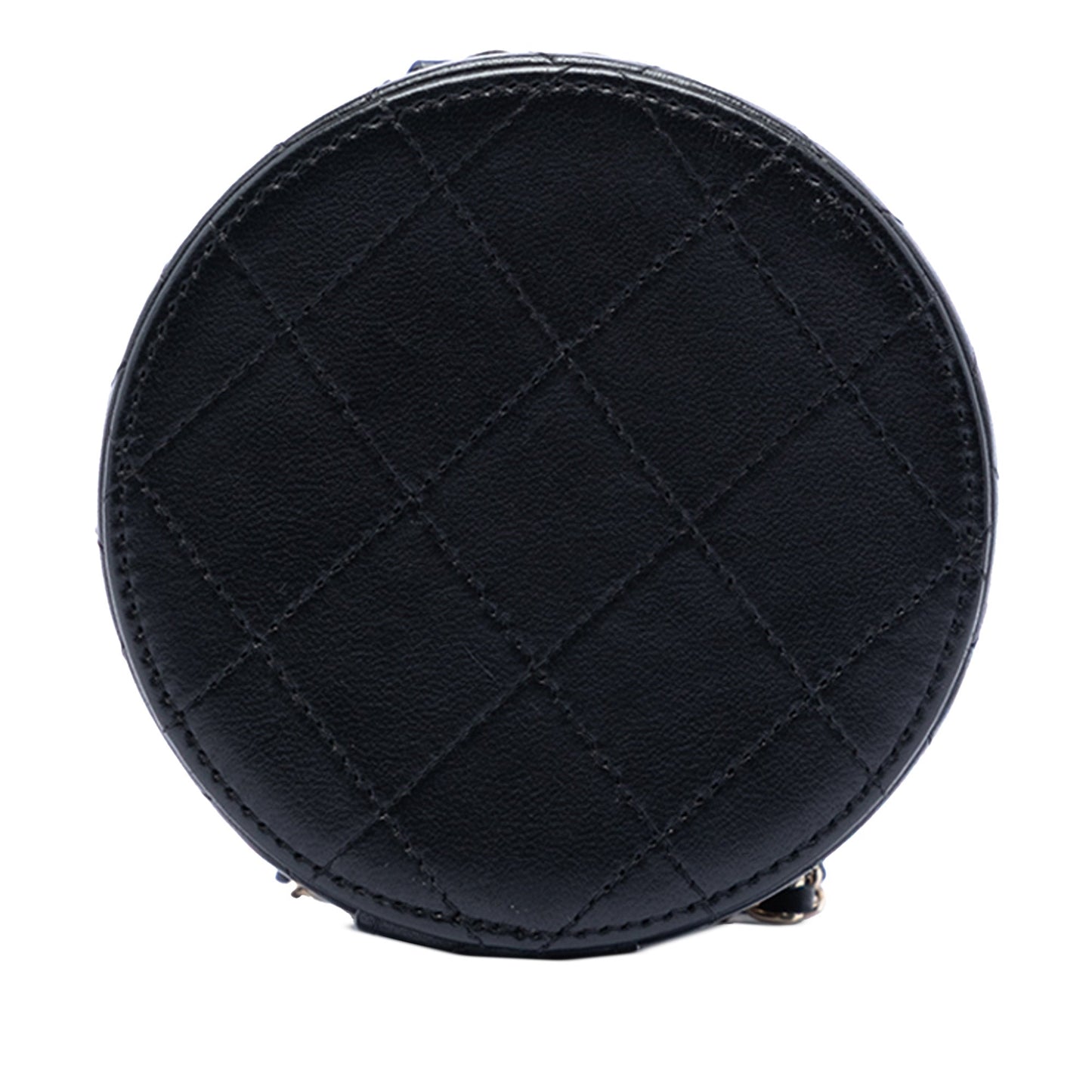 Chanel Quilted Lambskin Chain and Charm Vanity Case