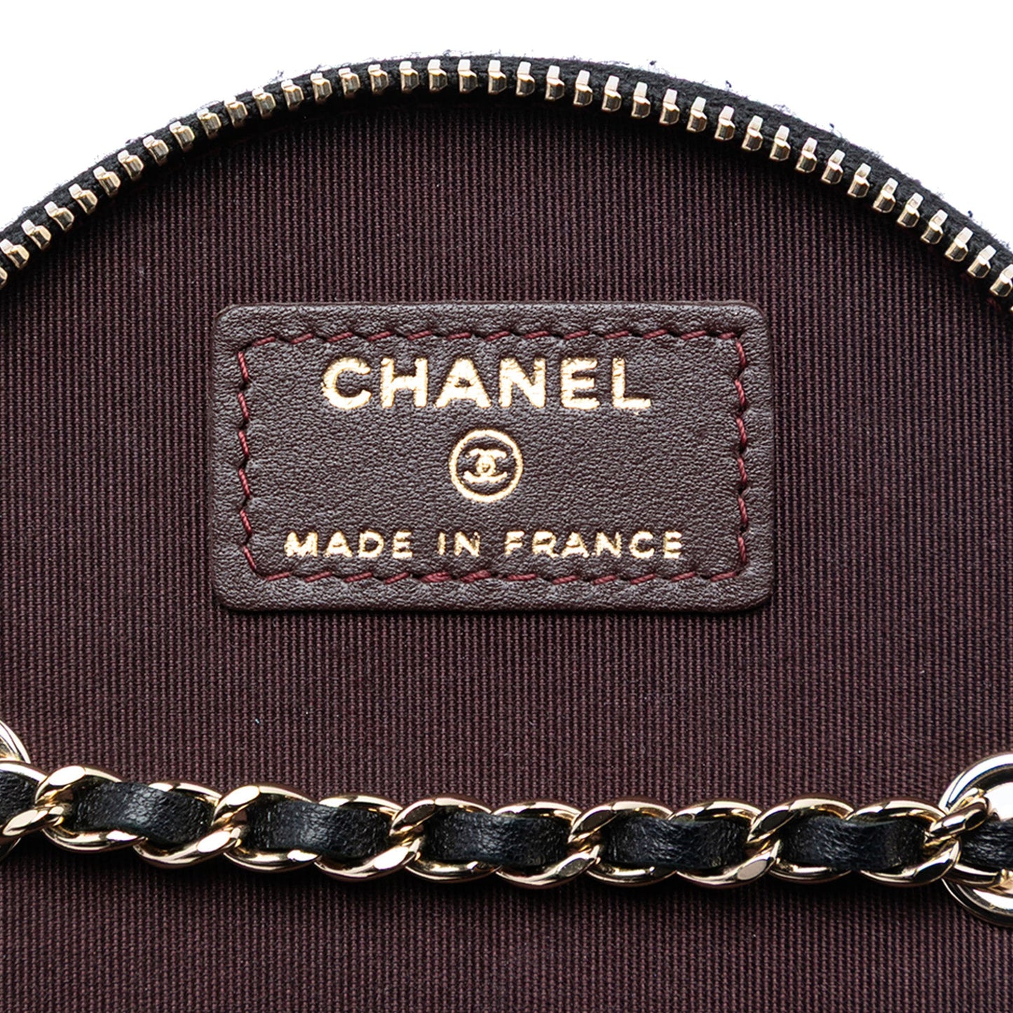 Chanel Quilted Lambskin Chain and Charm Vanity Case
