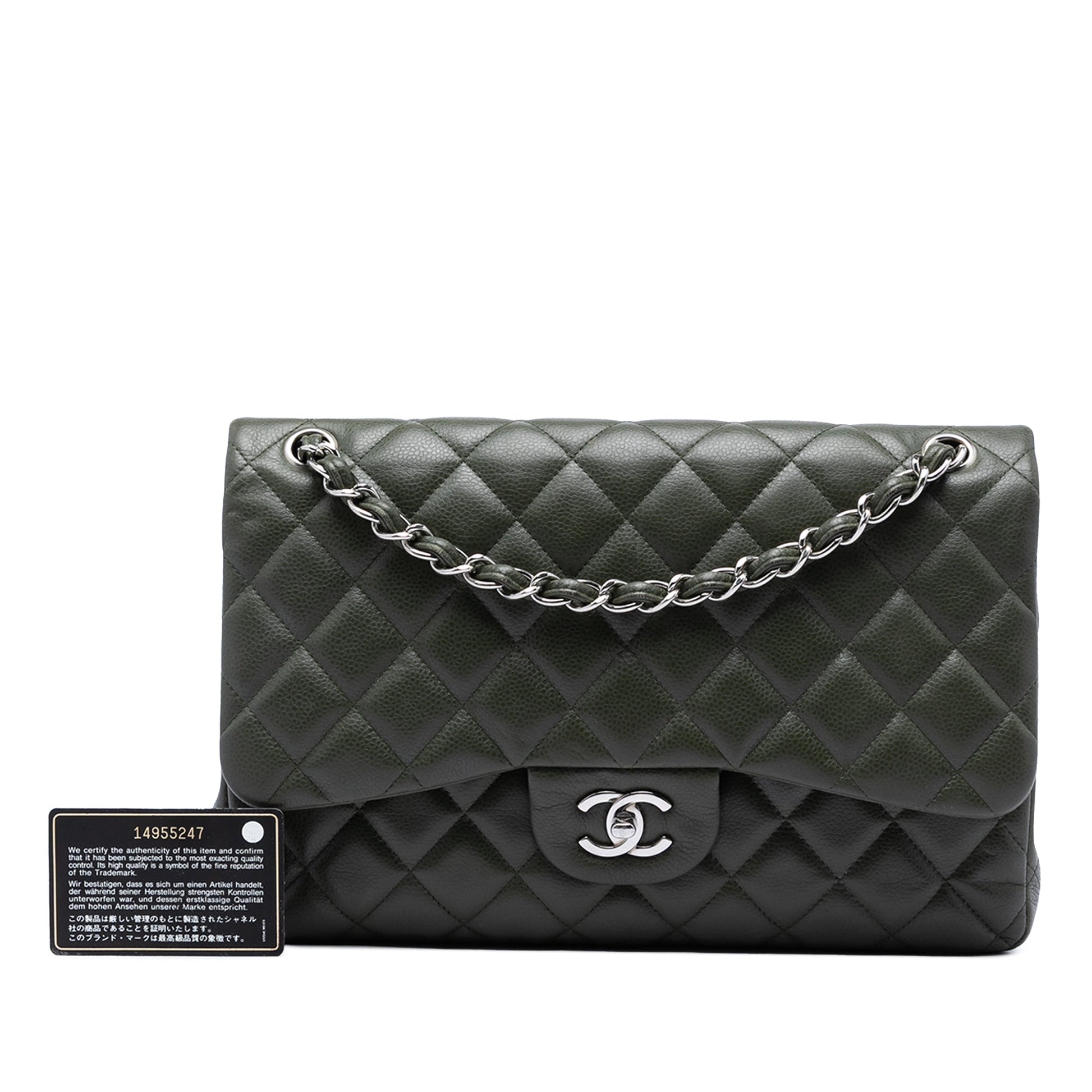 Chanel Jumbo Classic Caviar Double Flap