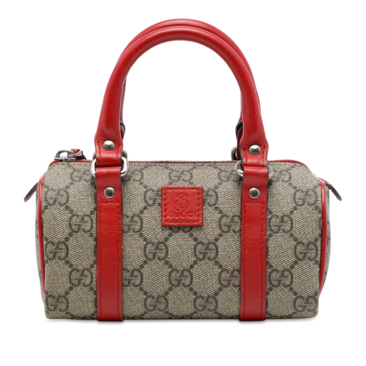 Gucci Kids Mini GG Supreme Joy Boston Bag — Beige