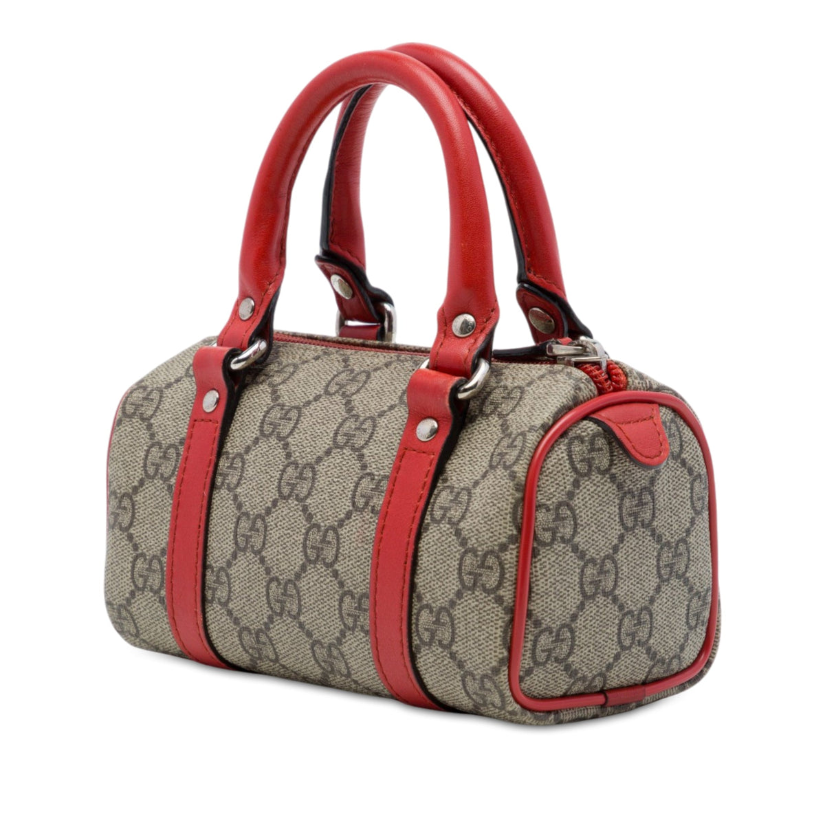 Gucci Kids Mini GG Supreme Joy Boston Bag — Beige