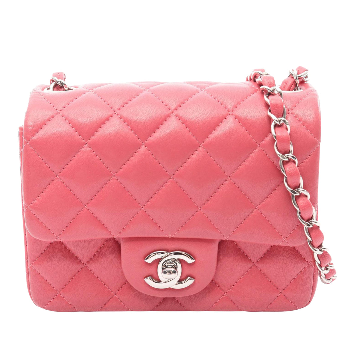 Chanel Mini Square Classic Lambskin Single Flap