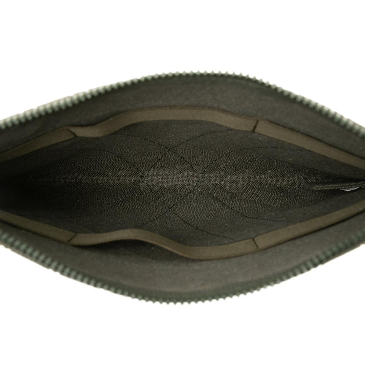 Bottega Veneta Rubber Intreccio Buffer Clutch — Green