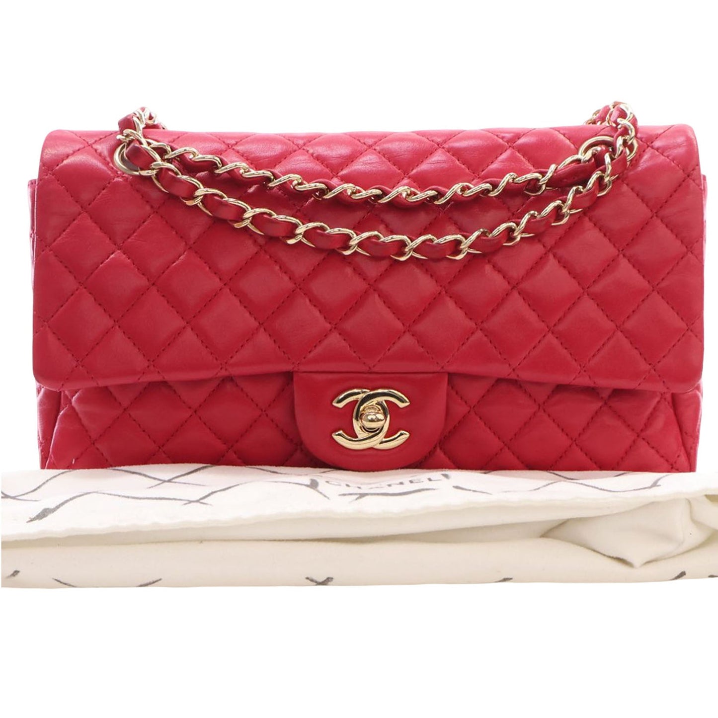 Chanel Medium Classic Lambskin Single Flap