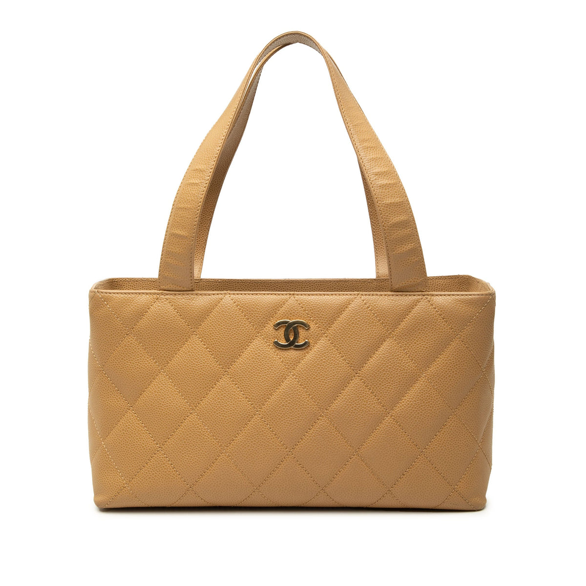 Chanel CC Quilted Caviar Tote