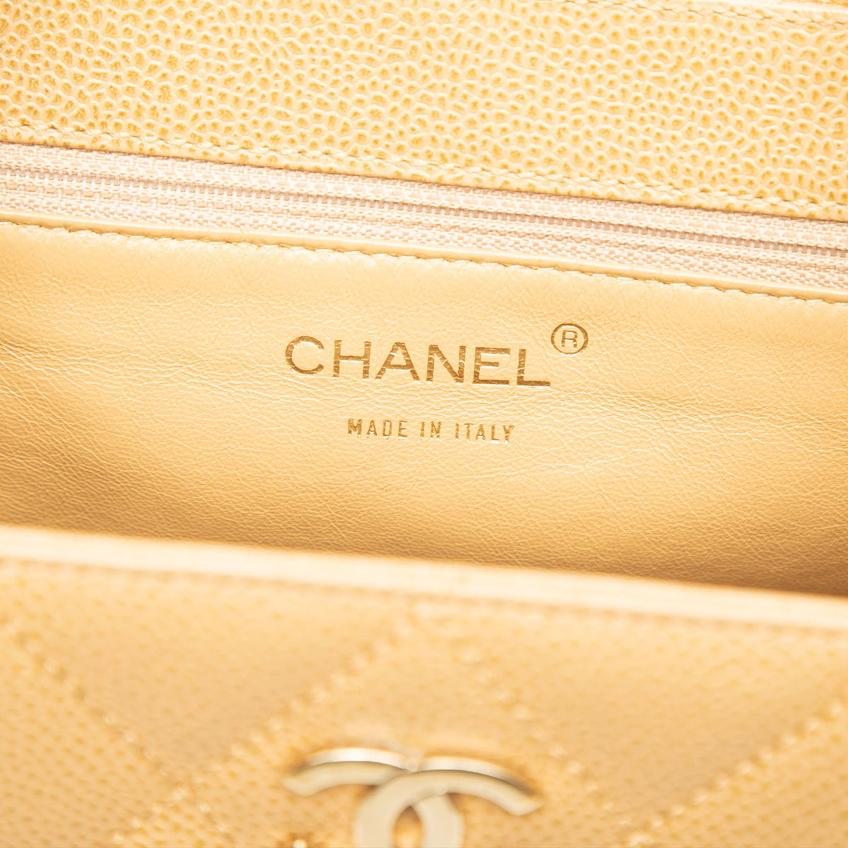 Chanel CC Quilted Caviar Tote
