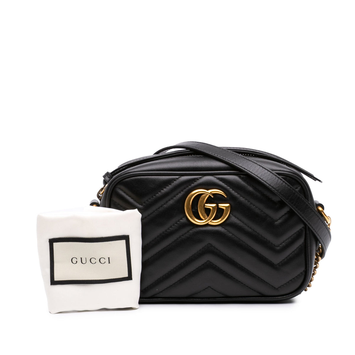 Gucci Mini GG Marmont Matelasse Calfskin Crossbody