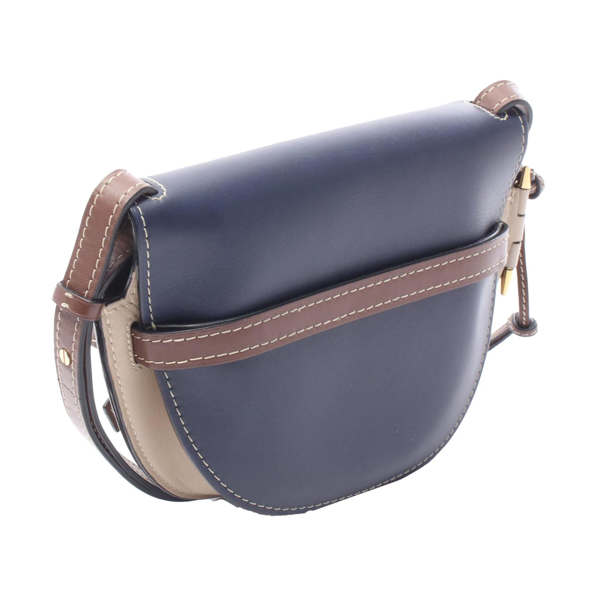 LOEWE Small Tricolor Leather Gate Crossbody