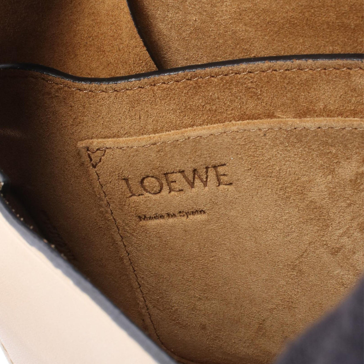 LOEWE Small Tricolor Leather Gate Crossbody