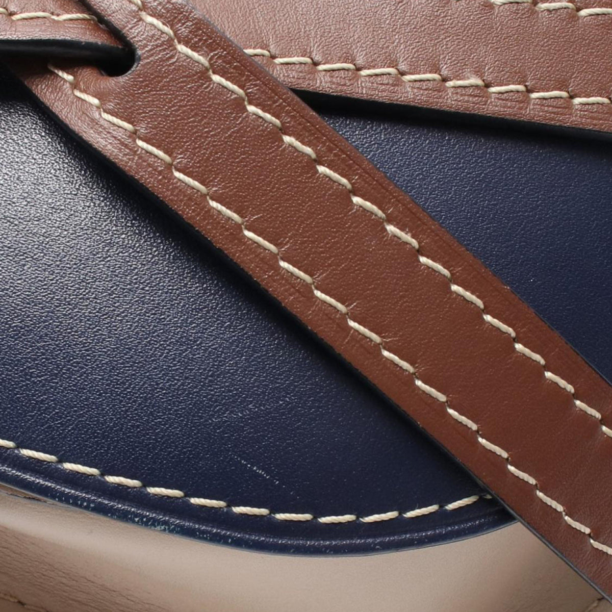 LOEWE Small Tricolor Leather Gate Crossbody