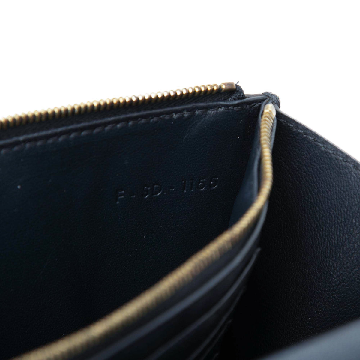 Celine Large Tricolor Leather Pocket Envelope Flap on Chain