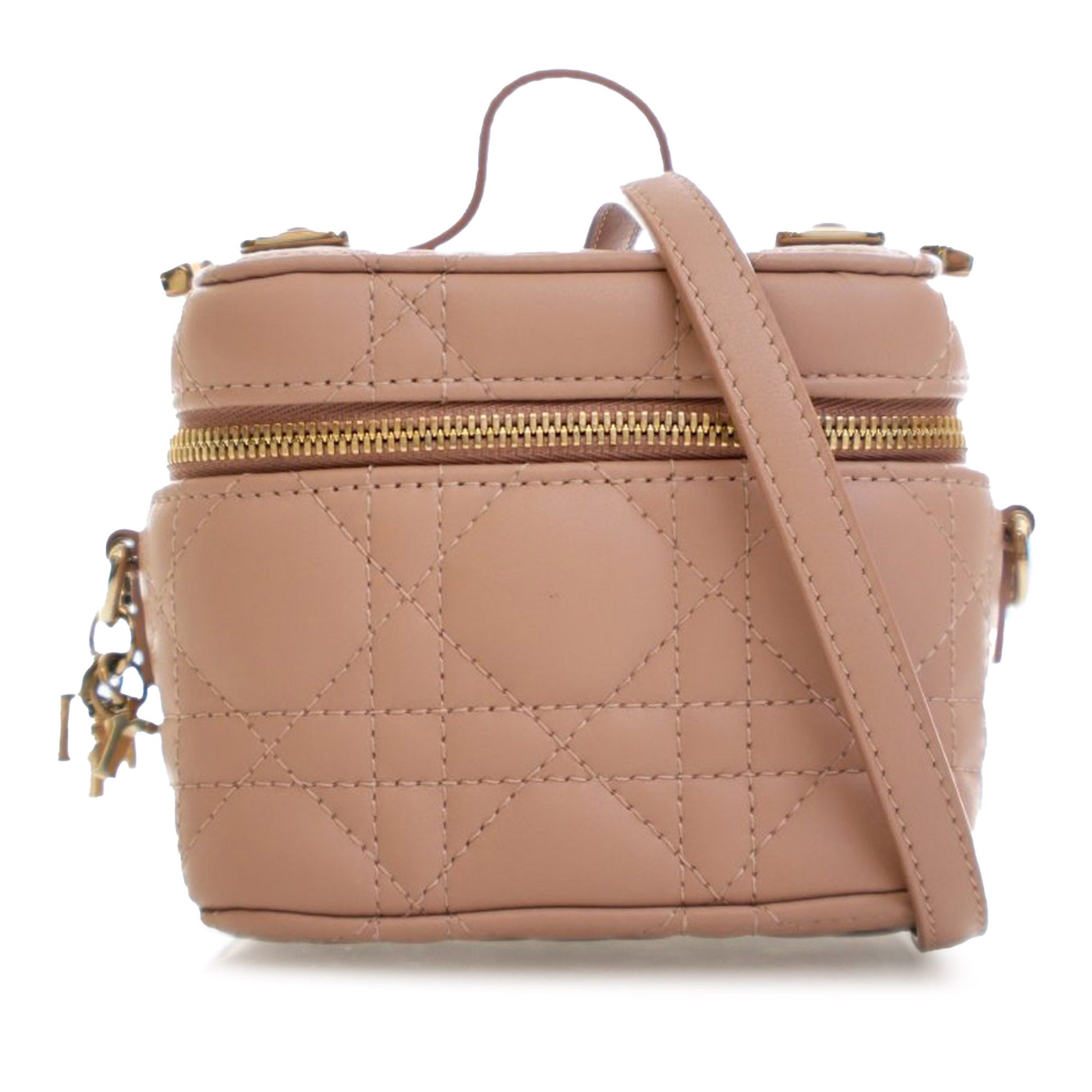 Dior Micro Lambskin Cannage Lady Dior Vanity Case