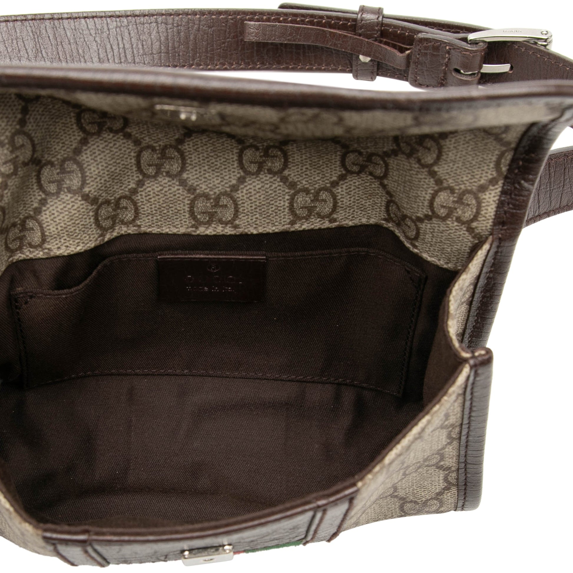 Gucci GG Supreme Web Belt Bag