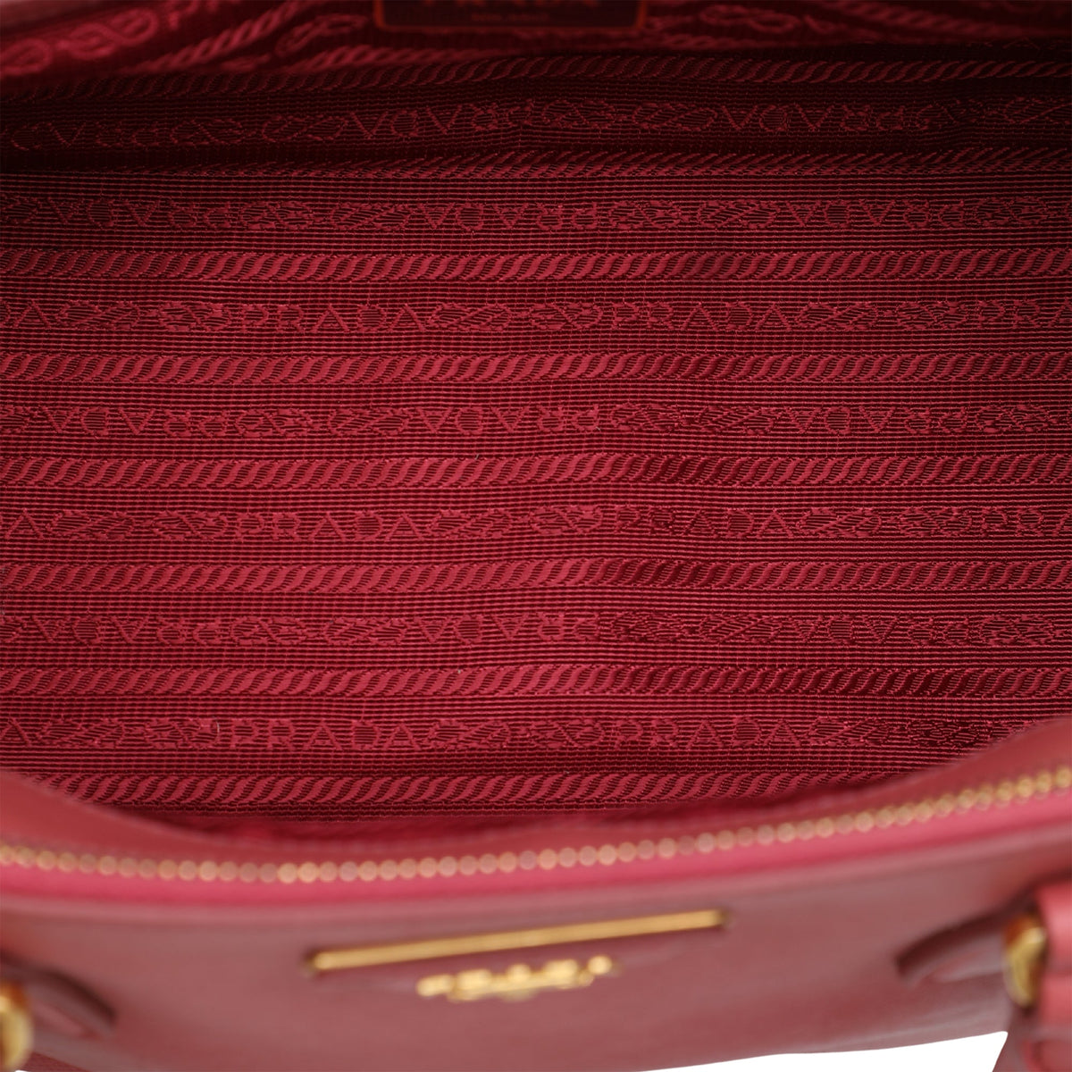 Prada Medium Saffiano Lux Galleria Double Zip Tote