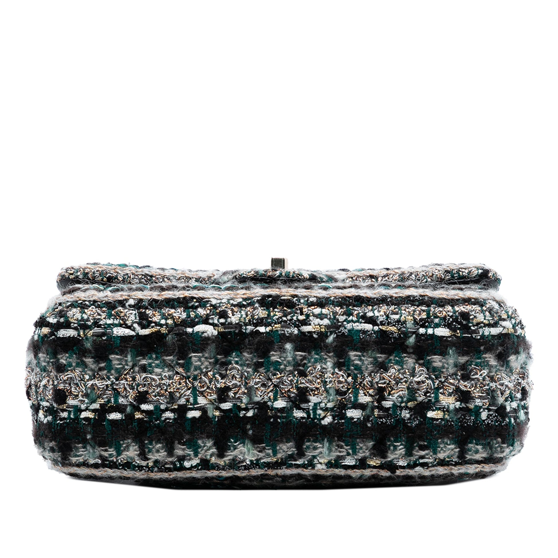 Chanel Mini Rectangular Classic Tweed Braided Single Flap